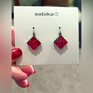 Sabika Siam earrings
